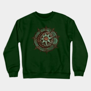 Art Nouveau Pentacle Crewneck Sweatshirt